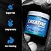 Creatine Monohydrate Gummies 5000mg for Men & Women, Gomitas de Creatina 5g Creatine Monohydrate, 0g Sugar Chewables Creatine Pre-Work Out for Muscle Strength, Vegan,120 Count, Blueberry Flavor