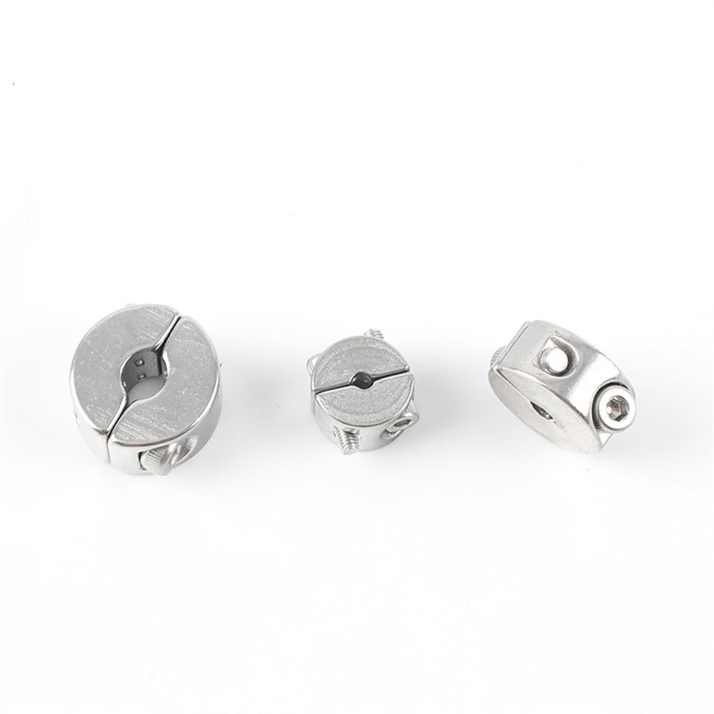 Morsetti Per Filo Stendibiancheria 5/10 PCS Filo di Acciaio Inossidabile 316 Grip Arresto Singolo Perno Cavo di Sospensione Morsetto Rotondo Clip di Cavo Esagonale Grub Screw Bulloni Morsetti Stendibi
