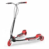 WZWHJ Beau Voiture battante des Enfants Pliable, Scooter, Tricycle, Convient aux Enfants de Plus de 8 Ans et Adultes (Couleur: Jaune)