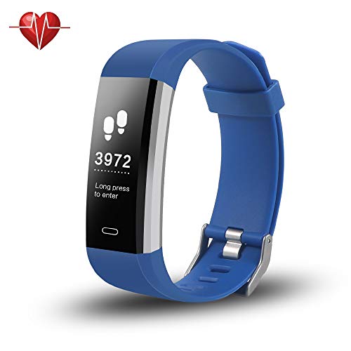 Ulvench Fitness Tracker, Heart Rate Monitor Smart Watch with Calorie Counter Pedometer Sleep