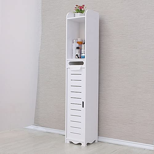 DiLiBee Armoire de salle de bain sur pied Blanc Cover