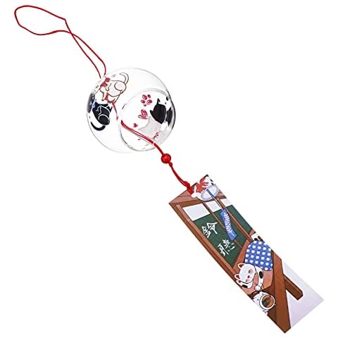 Amosfun Japanese Glass Wind Chimes for Home Cover