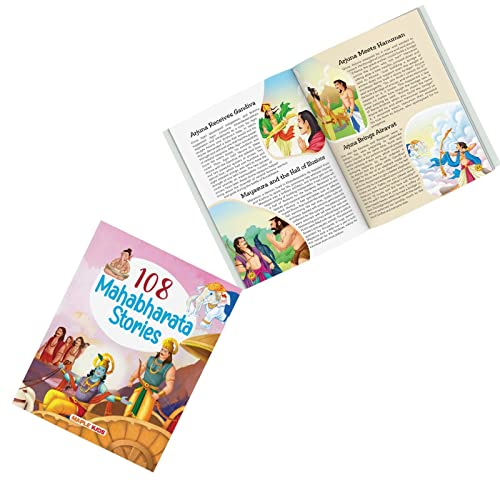 108 Mahabharata Stories for Kids (Illustrated)