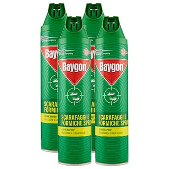FEI FAN Spray Cafards et Fourmis 400ml Pack de 4