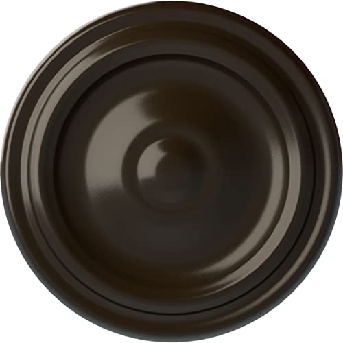 Image of 9 5 /8 inchOD x 1 1 /8 inchP Maria Ceiling Medallion (Fits Canopies up to 1 3 /4 inch), Stone Hearth