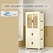 Portable Kids Wardrobe Childrens Clothes Cabinet Plastic Baby Closet Organizer Hanging Rod Magnetic Door