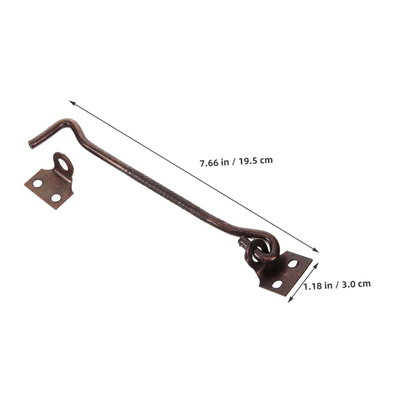 Cabilock Heavy Duty Metal Window Air Hook Classic Design Hook Eye for Barn Door Lock