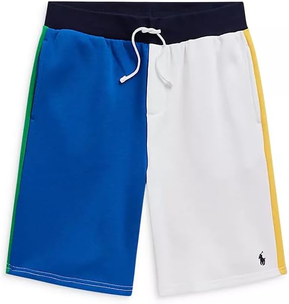 Polo Ralph Lauren Boys Colorblocked Fleece Shorts 7 Multi