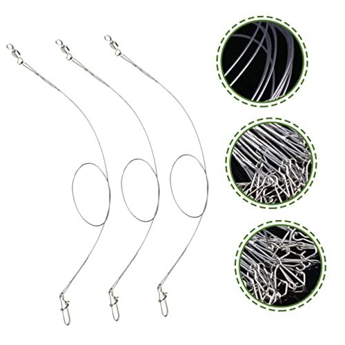 Toyvian Cuerda de Pesca de Acero Inoxidable 24 Piezas miniatura 4