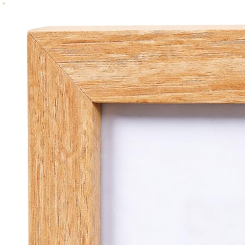Cadre en bois avec rangement et affichage interchangeable de 18 cm