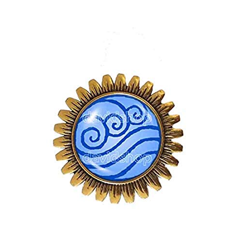 Fashion Jewelry Water Tribe Art Symbol Avatar The Last Airbender Brooch Badge Pin Legend of Korra Cosplay Charm