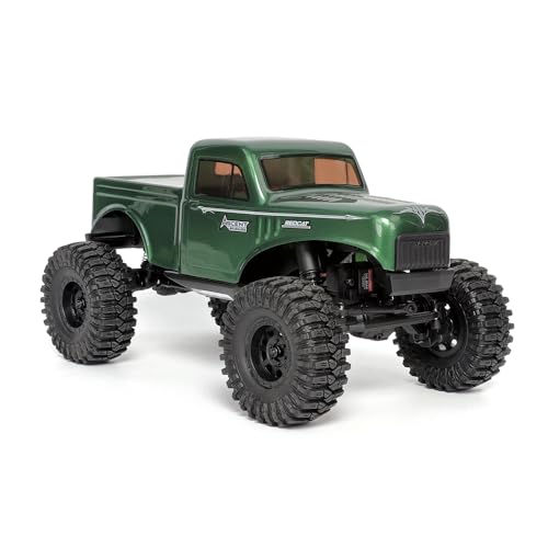 Image of Redcat Racing Ascent 18 Brushless RC Rock Crawler - 4WD 1 /18 RC Crawler with Portal Axles, High Steer Geometry, Waterproof ESC, LiPo Battery, RTR Hobby Grade RC Truck 4x4 - Green