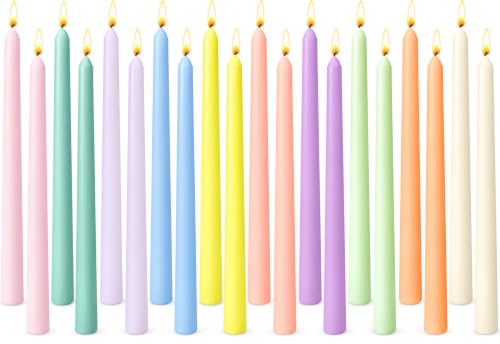 Benjaer 10 Inch Unscented Pastel Smooth Taper...