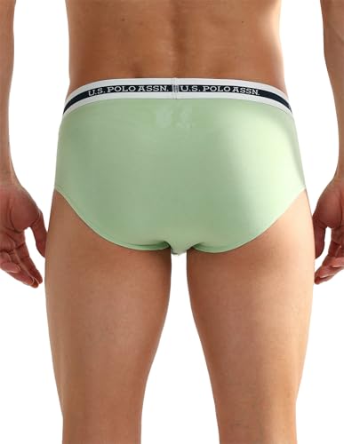 Image of U.S. Polo ASSN. Mens OEB02 Elasticized Waist Underwear Briefs - Pack of 2