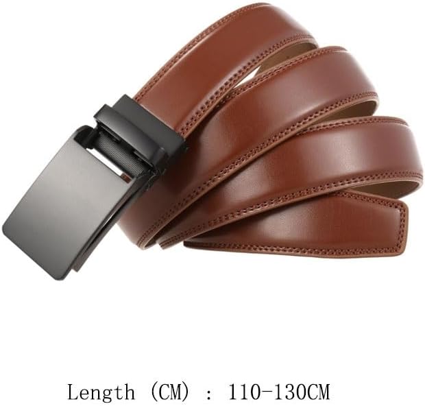 Fashionable Leather Belt Automatic Buckle of Jeans Versatile Pants Accessories image 4