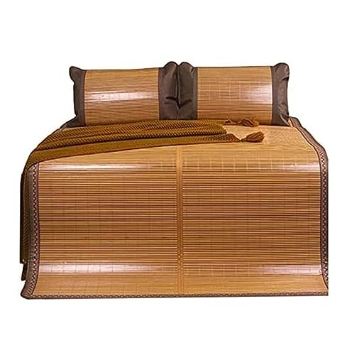 UGZPWQLNX Colchón refrescante de bambú, Estera de bambú for Dormir Verano, Almohadilla Fresca, Cama Plegable ratán, Tatami, Varios tamaños