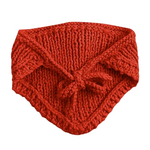 ljhnba Hot Girls Crochet Earflap Hat Knit Triangle Hair Scarf Protect Ear Earflap Hat Girls Camping Taking Photo Earflap Hat2