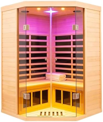 Smart App Control 2-3 Person Ultra Low EMF Infrared Sauna