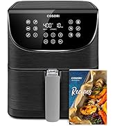 COSORI Pro Gen 2 Air Fryer 5.8QT, Upgraded Version with Stable Performance & Sleek New Look, 13 O...