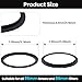 Metal Step Up Ring Filter Adapter - 86mm to 95mm - Metal Ring Step Up Rings Adapter Filter Compatible with All 95mm UV, CPL, ND, Lens Hood, Threaded Lens ect