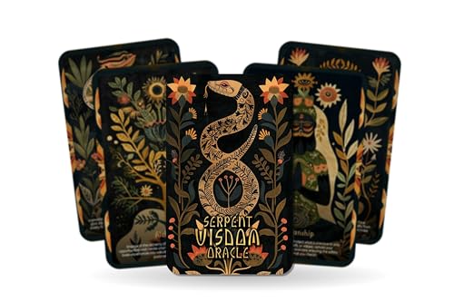 Ibiza Tarot Serpent Wisdom Oracle Deck - 22 Oracle Cards - UK Edition - Divination Tool