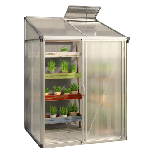 GFP Serra da parete Eden 22 pannelli di policarbonato di 10 mm - 151 x 147 cm - struttura in alluminio