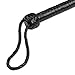 HADZAM Whip for Creating Sound Effects, Stage Performance, Collecting, Halloween Costume Accessory in Different Sizes & Color Options with 5 Extra Tail Threads. (Black, 8 FEET)