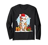 Photo Gallery cute santa tree lights xmas costume christmas tree corgi maglia a manica Photo Gallery cute santa tree lights xmas costume christmas tree corgi maglia a manica