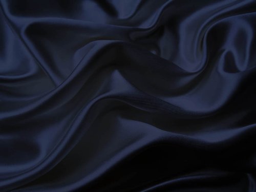 MK HomeCollection Twin Soft Silky Satin Solid Navy Blue Deep Pocket Sheet Set New