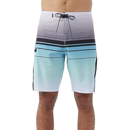 O'NEILL Men's 20 Inch S-Seam Boardshorts - Water Resistant Swim Trunks for Men with Quick Dry Stretch Fabric and Pockets