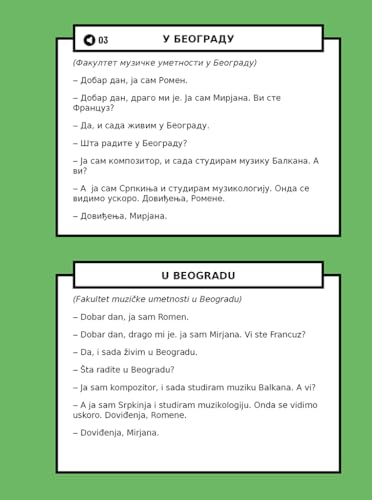 Apprendre Le Serbe. Niveau Atteint A2. Con CD-ROM: 1 - 5
