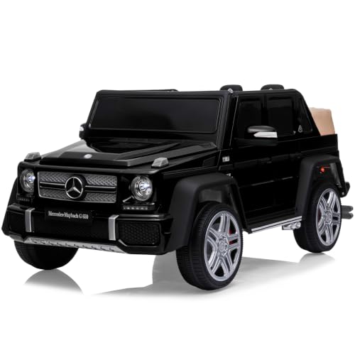 ORYXEARTH Voiture Électrique Enfant, Batterie 12V 7AH, Vitesse 3-5 km/h, pour Garçons, Filles, Télécommande 2.4G, Bluetooth/LED/Musique/USB, 3-8 Ans Cadeau pour Enfants, Noir