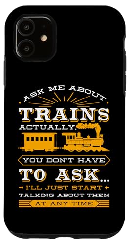 iPhone 11 Train Rail Transport Freight Railway Steam Locomotive Case