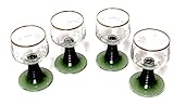 Weingläser, Glas, Weinlas mit Goldrand weißweinglas Rotweinglas