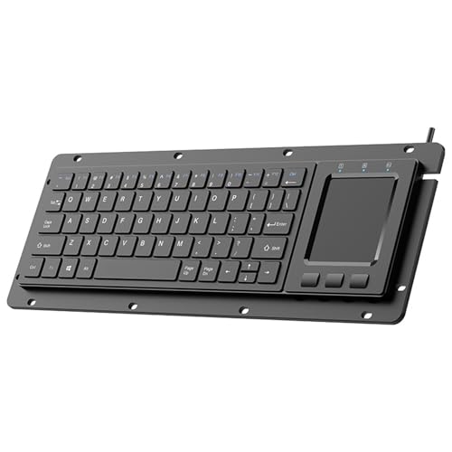 Clavier industriel avec pavé tactile et touches robustes étanches - 7
