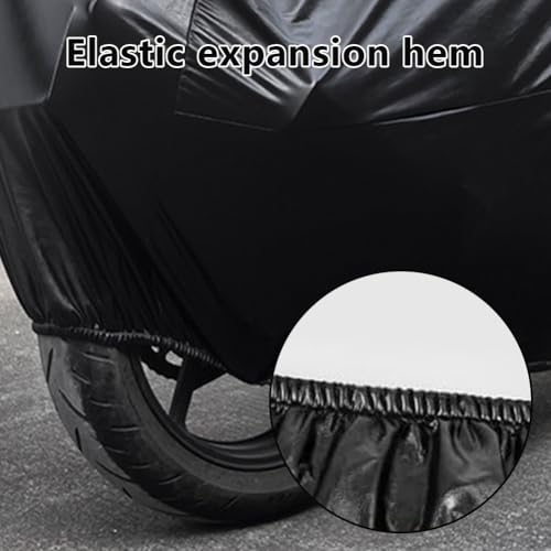 Housse de moto anti-poussière extensible et bâche imperméable 296 cm - 4