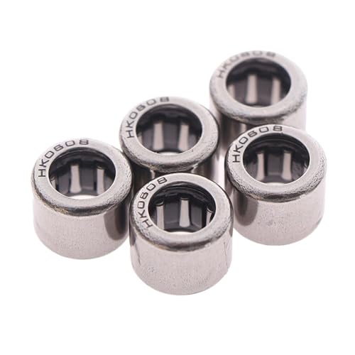 Roulement à aiguilles HK0306 HK0608 contre l'usure de bague estampillée 5pcs