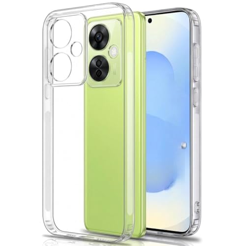 Image of JANAK RAJ 2mm Anti-Skid Dust Plug - Crystal Clear Transparent Back Case Cover Compatible with OnePlus Nord CE 3 Lite / 1+ CE3 Lite /Oppo K11x 5G | Camera Protection Ultra Slim Anti-Slip Grip - Clear