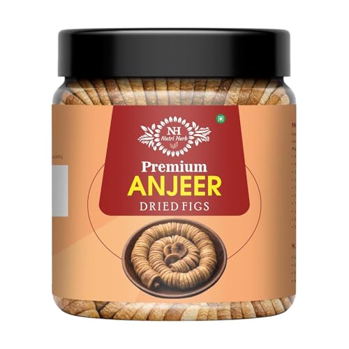Image of Nutri Herb Dried Anjeer (Figs) | Premium Quality Anjeer | Soft, Sweet & Fiber-Rich | Healthy Dry Fruit Snack for Daily Nutrition (1kg)