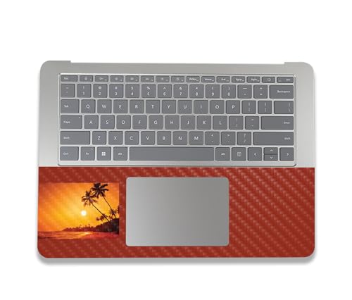 Image of MightySkins Carbon Fiber Skin Compatible with Microsoft Surface Laptop Studio 2 (2023) Full Wrap Kit - Sunset Dreams | Protective, Durable Textured Carbon Fiber Finish | Made in The USA