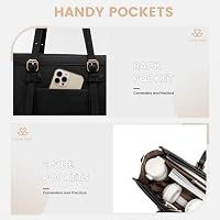 LOVEVOOK Laptop Bag for Women, 17.3 Inch Computer Tote Bags Purse for Work — image 8