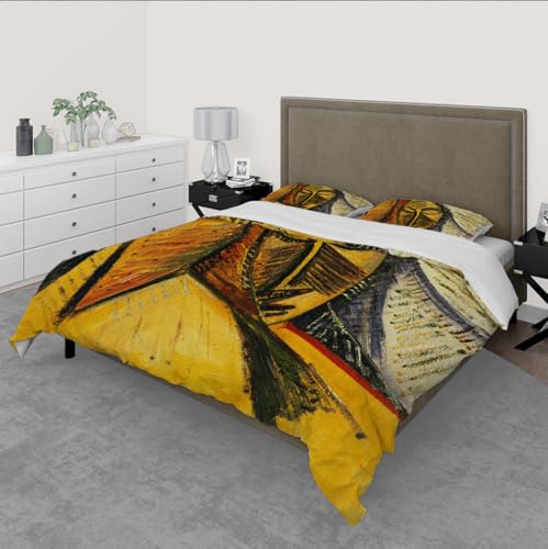 Ensemble de literie 260 x 240 cm style abstrait chic - 3
