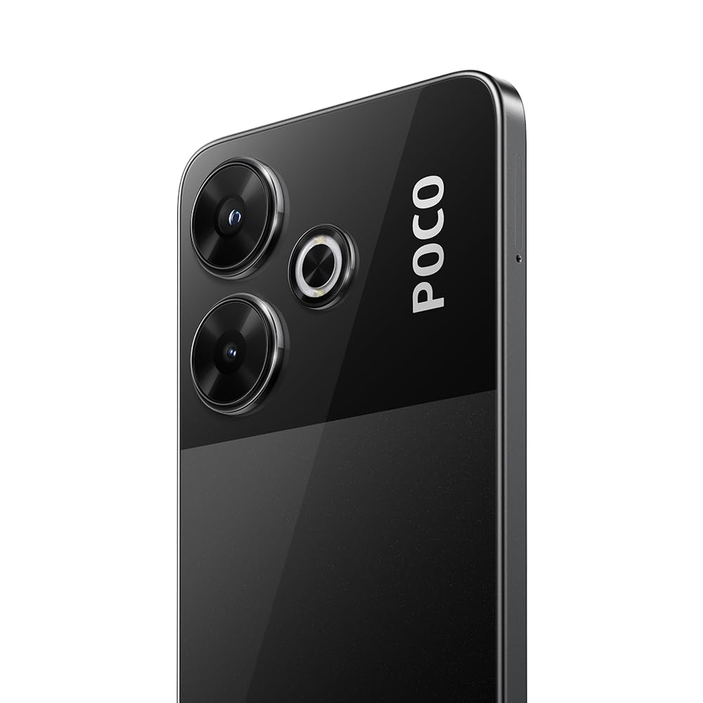 Poco M6 (smartphone), 8GB+256GB, MediaTek Helio G91-Ultra, Display da 6.79'', Camera principale da 108MP, Batteria 5.030mAh, Ricarica veloce da 33W,Nero