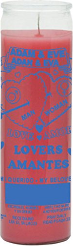 INDIO Adam & Eve Pink Candle - Silkscreen 1 Color 7 Day