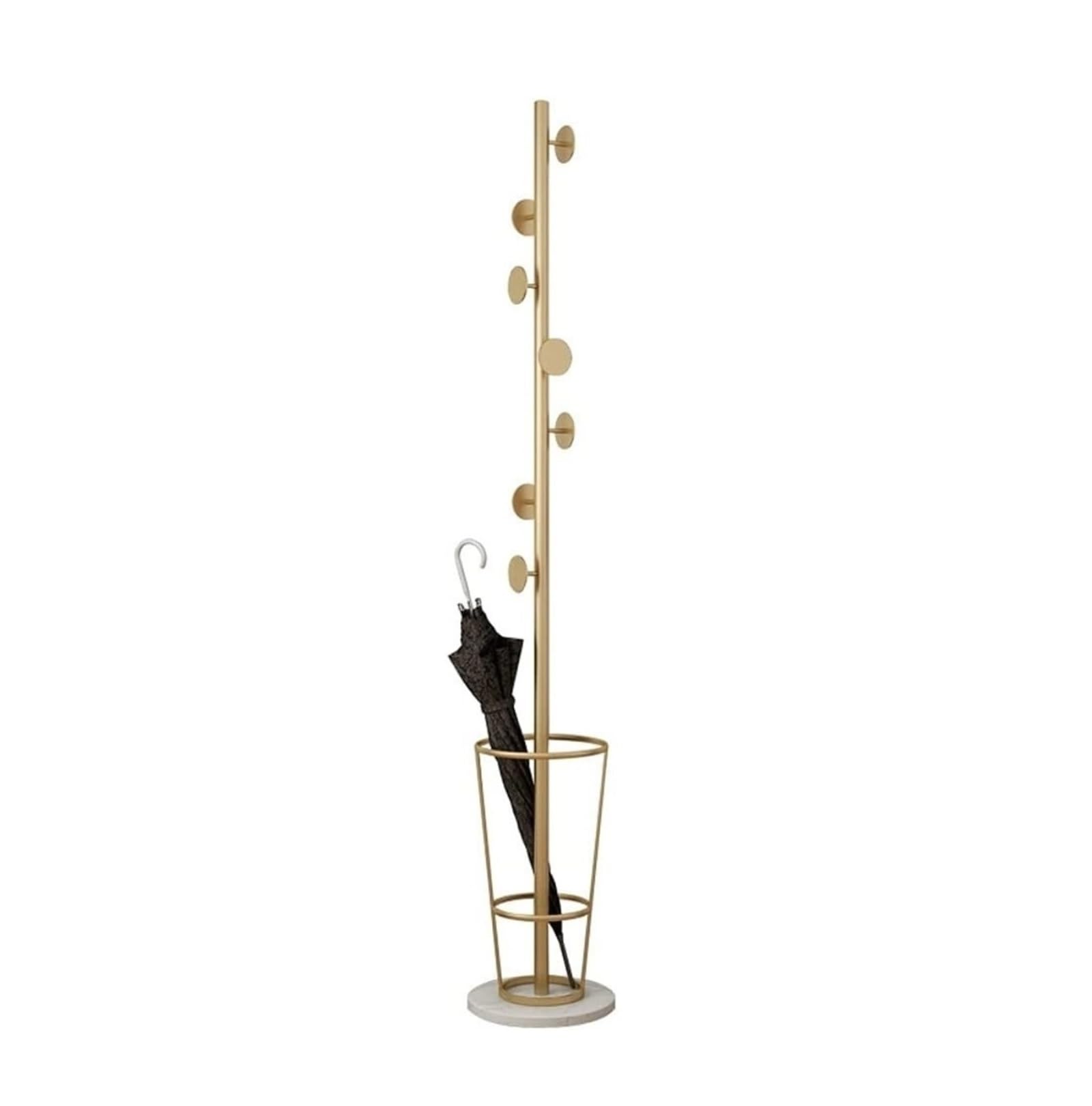 FCXWEVR Coat Rack Coat rack Standing coat rack, floor-standing metal hanger, entrance area, corner coat rack, umbrella stand, household clothes rack (Color : C, Size : 170 * 33cm)