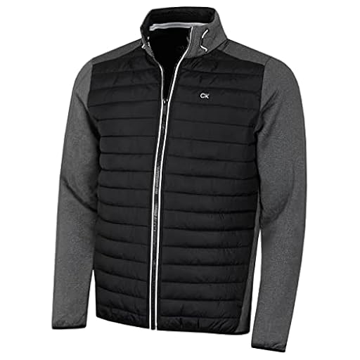 Calvin Klein Hombre CK Hybrid Aislar Chaqueta de Golf - Charcoal/Negro - M | Ya disponible en tu tienda friki favorita! En mundofriki.es!