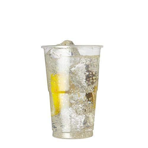 We Can Source It Ltd - Disposable Polypropylene Beer Glasses Tumblers - 400 x 10oz Half Print to Brim Flexible Crystal Clear Plastic Cups with CE Markings - Ideal for Parties and Outdoor Events