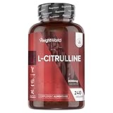 L Citrulline 3000mg, 240 Gélules Vegan Multi-Usages, Acide Aminé Citrulline Poudre Encapsulée pour 2 Mois sans Stéarate de Magnésium