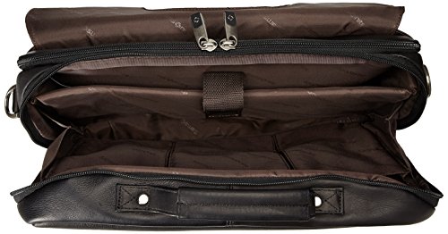 samsonite colombian leather flapover briefcase