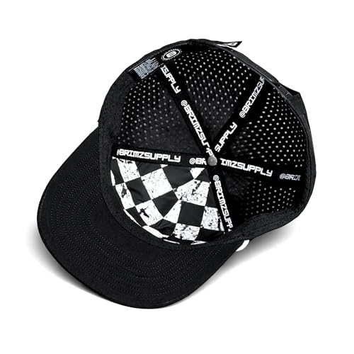 Image of BRIMZ Outdoor Performance Hat - Water & Sweat Resistant Hats - Breathable & Moisture-Wicking Snapback